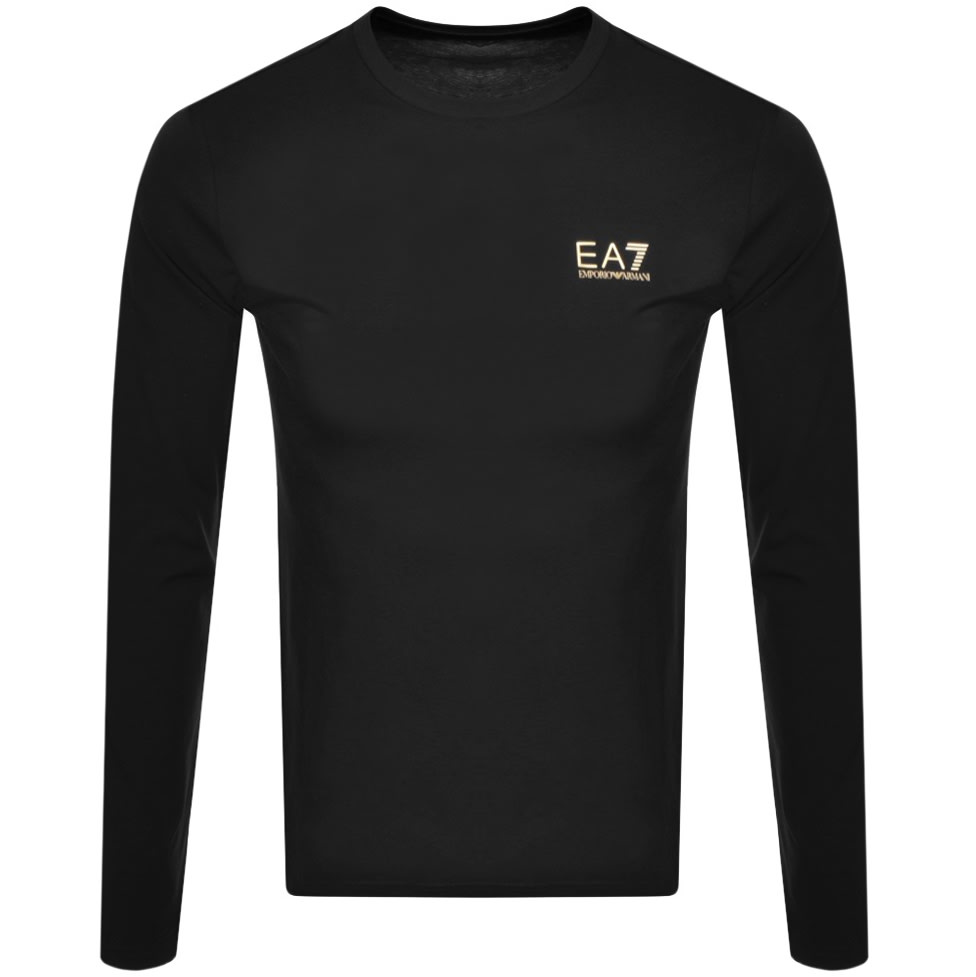 Alternative Image for ProductEA7 Emporio Armani Long Sleeved Core T Shirt Black1